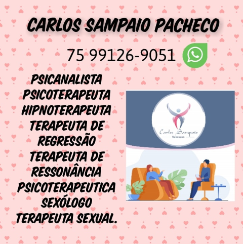 PSICANALISTA CARLOS SAMPAIO PACHECO F. SANTANA 75 991269051