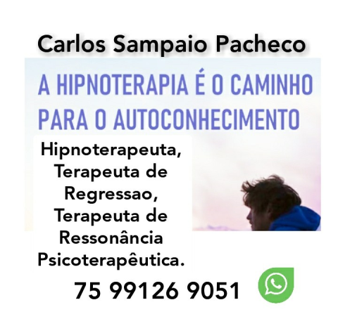 TERAPEUTA DE REGRESSÃO FEIRA DE SANTANA 75 991269051 whatsapp